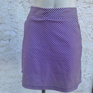 Lopez Purple & White Golf Athletic Skort